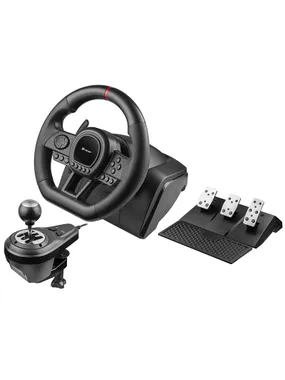 TRACER SimRacer MANUAL GEARBOX 6 in 1 steering wheel (PC/PS4/PS3/Xone/X360/SWITCH)