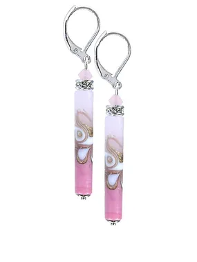 Good Mood tender earrings made of Lampglas EPR24 pearls