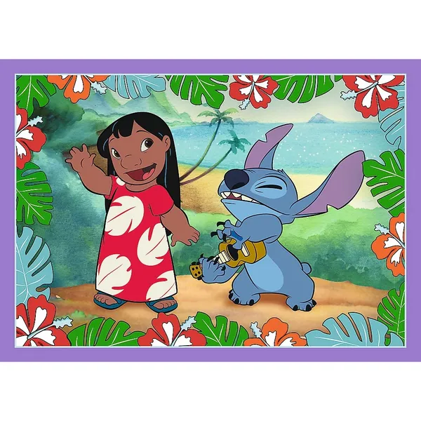 Puzzles 4in1 Crazy day Lilo and Stitch