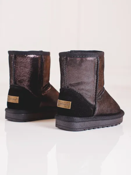 Shelovet girls brown snow boots