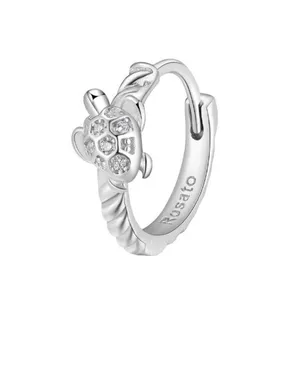 Silver single earrings Turtle Storie RZO055R