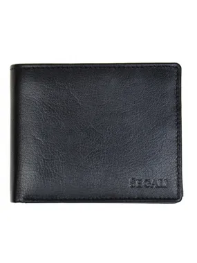 Men's leather wallet 7265 black