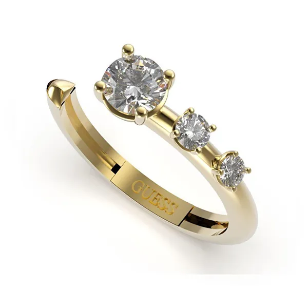 Elegant open ring with Sunburst zircons JUBR01408JWYG