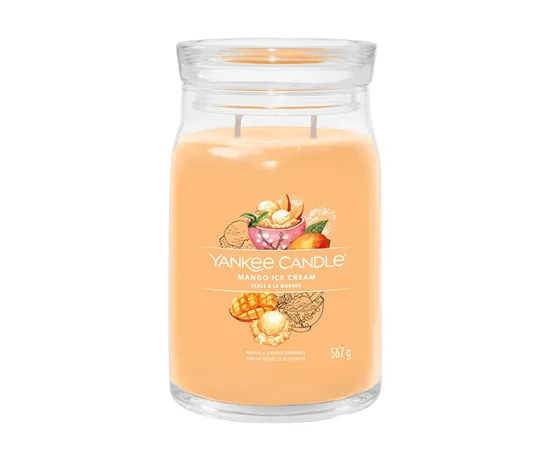 Aromatic candle Signature large glass Mango Ice Cream 567 g