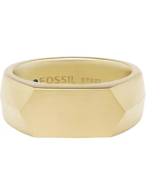 Solid men's gold-plated ring JF04559710