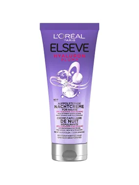 Plumping night hair cream Elseve Hyaluron Plump (Plumping Night Cream) 200 ml