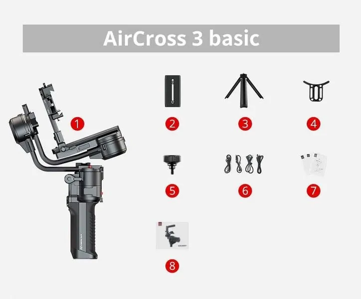 Moza AirCross 3 standarta kameras karkass