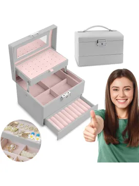 Jewelry casket MS -704 Massido - gray