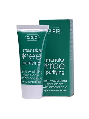 Night Cream Gently Exfoliating Manuka Tree Purifying 50 ml