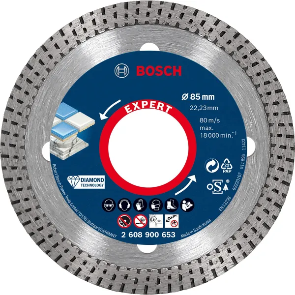 Diamond cutting disc Expert HardCeramic, Ø 85mm