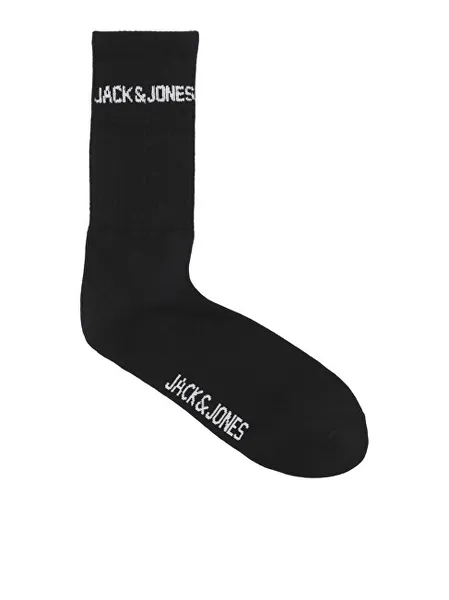 3 PACK - men's socks JACMELVIN 12260083 Black