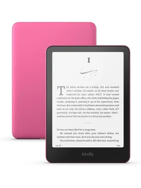 Kindle Paperwhite Ebook Reader (12th Generation) 2024 7 glare-free 16GB Wi-Fi (with ads) Raspberry