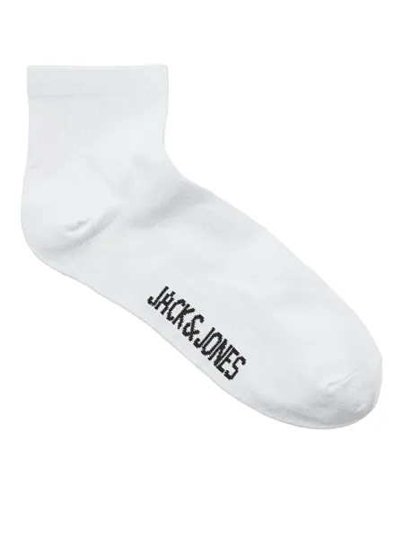 3 PACK - men's socks JACLEON 12257150 White