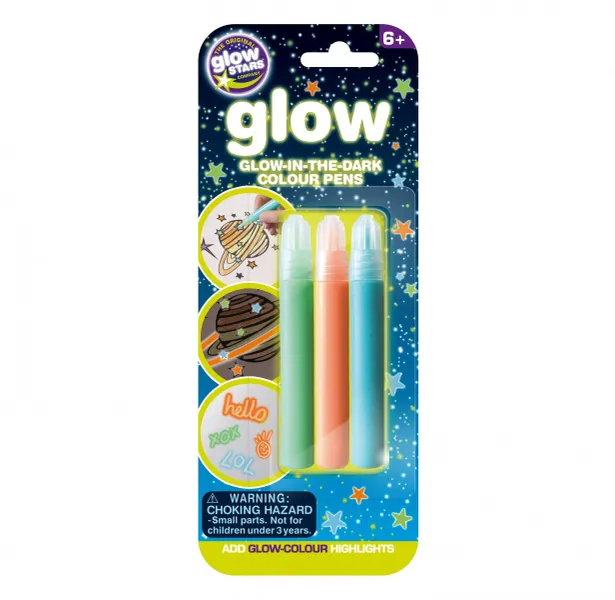 Pens that glow in the dark Brainstorm 3 pcs