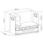 Desk organizer with drawer ErgoOffice ER-44