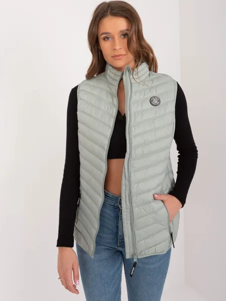 Women's pistachio vest