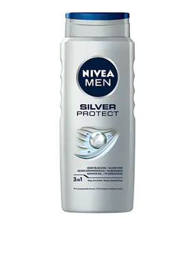 Shower gel for men Silver Protect, 500 ml