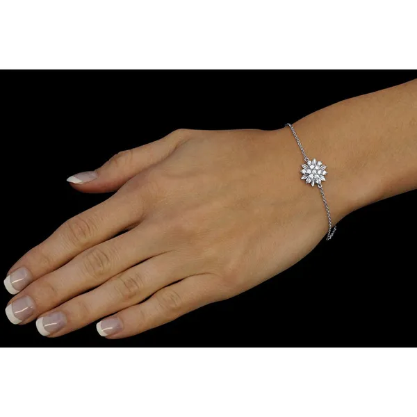 Silver bracelet ALIVIA with Swarovski MWB10959AA