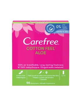 Cotton Feel Normal panty liners aloe fragrance 56 pcs