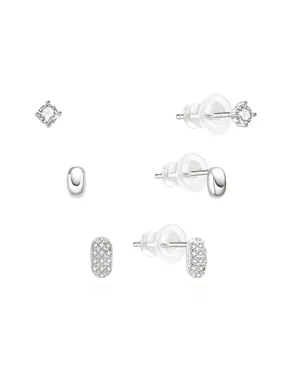 Silver Set of Matching Earrings E0004885 (3 Pairs of Earrings)