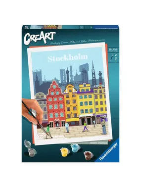 CreArt - Colorful Stockholm, painting