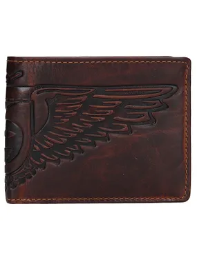Men's leather wallet 6537 BRN