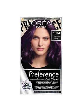 Preference Vivids hair dye 3.161 Magentic Plum