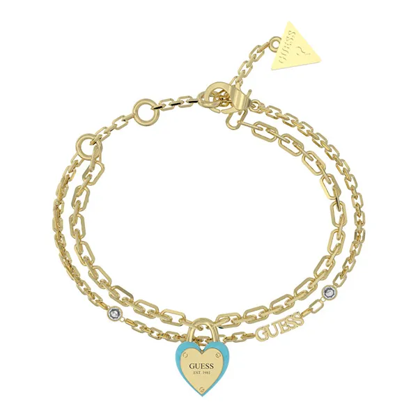 Stylish double bracelet All You Need is Love JUBB04206JWYGTQ