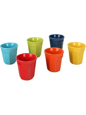 Colorati espresso mug set, 6 pieces