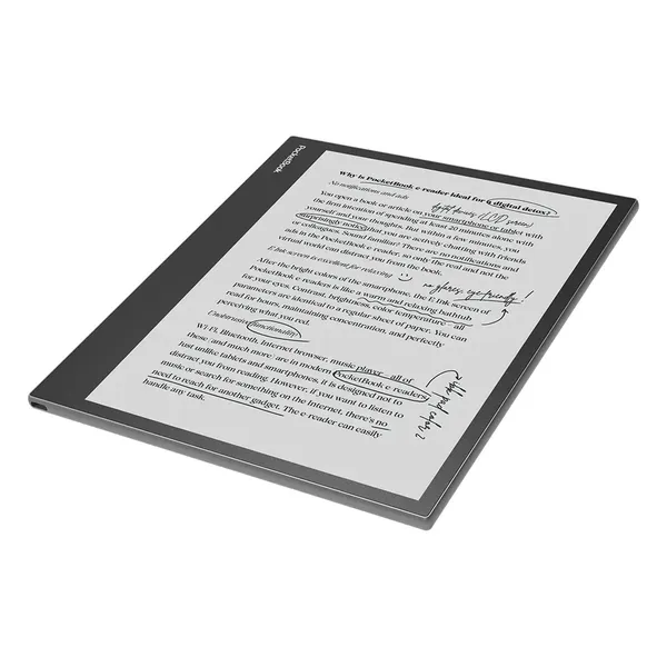 Ebook PocketBook InkPad Eo 10,3” E-Ink Kaleido 3 64GB WI-FI miglas pelēks