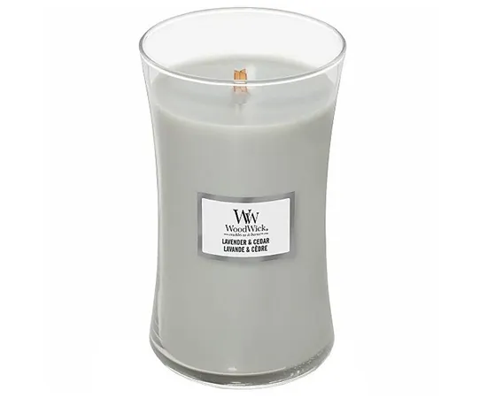 Scented candle vase large Lavender & Cedar 609.5 g