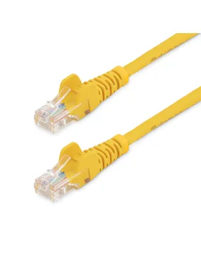 StarTech.com Cat5e Ethernet ielāpu kabelis ar nesavienojamiem RJ45 savienotājiem — 10 m, dzeltens