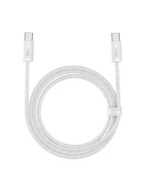 Cable USB-C to USB-C Baseus, 100W, 1m (white)