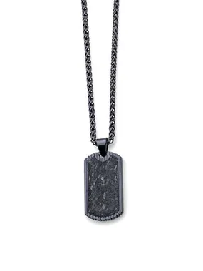 Modern steel necklace Dog tag Hercules 12337