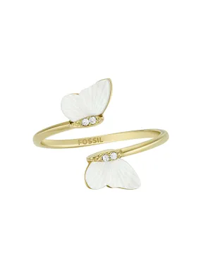 Decent Radiant Wings Gold Plated Open Ring JF04423710