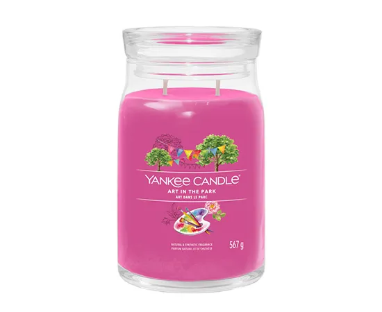 Aromatic candle Signature glass large Art in the Park 567 g