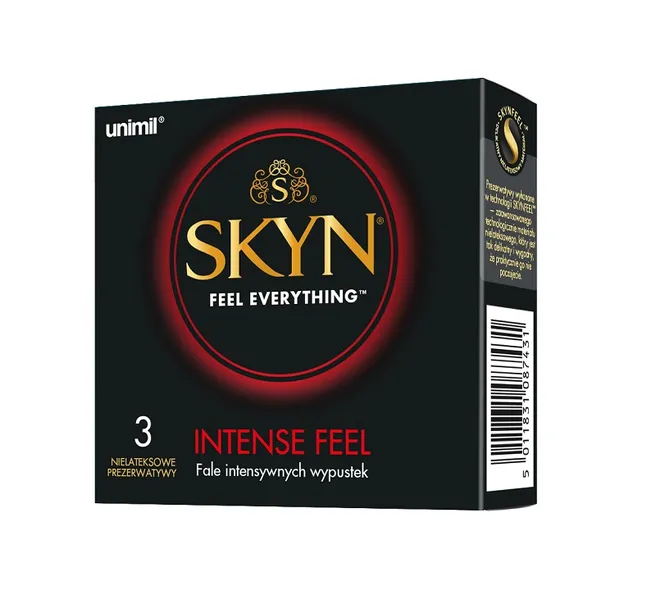 Skyn Intense Feel non-latex domed condoms 3pcs
