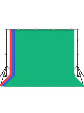 Puluz Photo studio background support 2x3m + Backdrops 3 pcs PKT5205