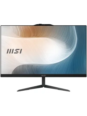 MSI Modern AM242 1M-1219EU All-in-One PC/workstation Intel Core 5 120U 60.5 cm (23.8") 1920 x 1080 pixels 8 GB DDR5-SDRAM 512 GB SSD Windows 11 Pro Wi-Fi 6E (802.11ax) Black