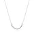 Silver women's necklace with zircons Trend 13206C000-30