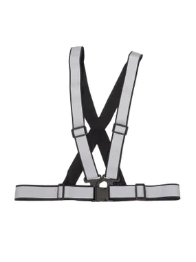 Reflective harness, black, reflective road vest amio-03938