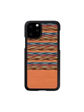 Man & Wood Smartphone Case iPhone 11 Pro Browny Check Black