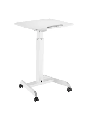 Maclean desk table, height adjustable, gas spring, for standing and sitting work, max height 113cm, MC-892W