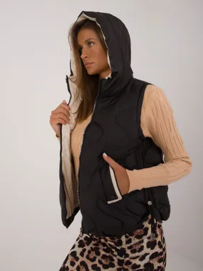 Women's black vest