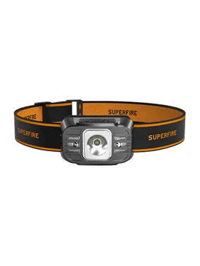 Headlamp Superfire HL75-S, 350lm, USB