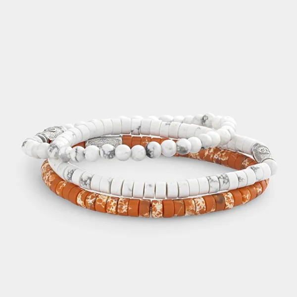 White beaded bracelet Virgin White RR-40081-S