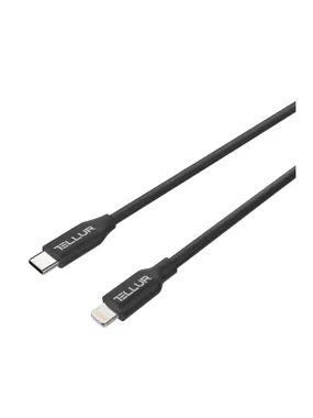 Tellur Data cable, Apple MFI Certified, Type-C to Lightning, 1m black