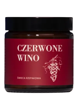 Rapeted candle 120ml red wine