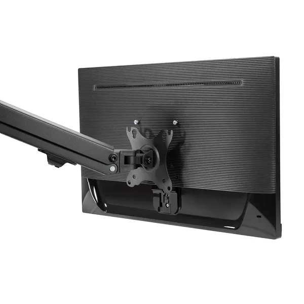 Maclean MC-906 monitora stiprinājuma turētājs galda stiprinājums 17" - 27" regulējams grozāms VESA 8 kg