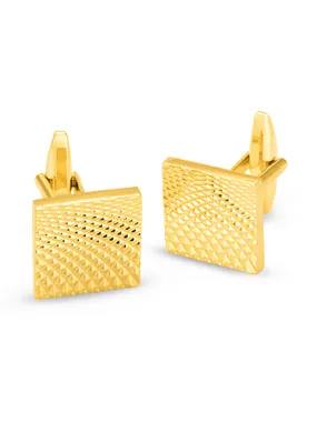 Charming gold-plated cufflinks KS-181